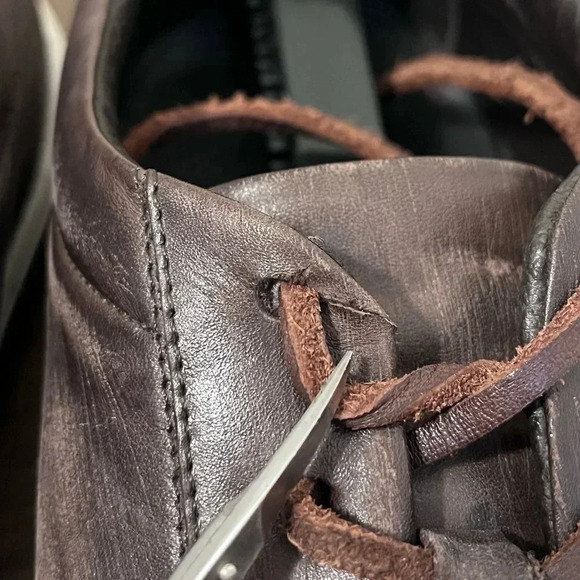 Freebird Newport Brown Leather Sneakers Mens size 12 - Picture 7 of 11